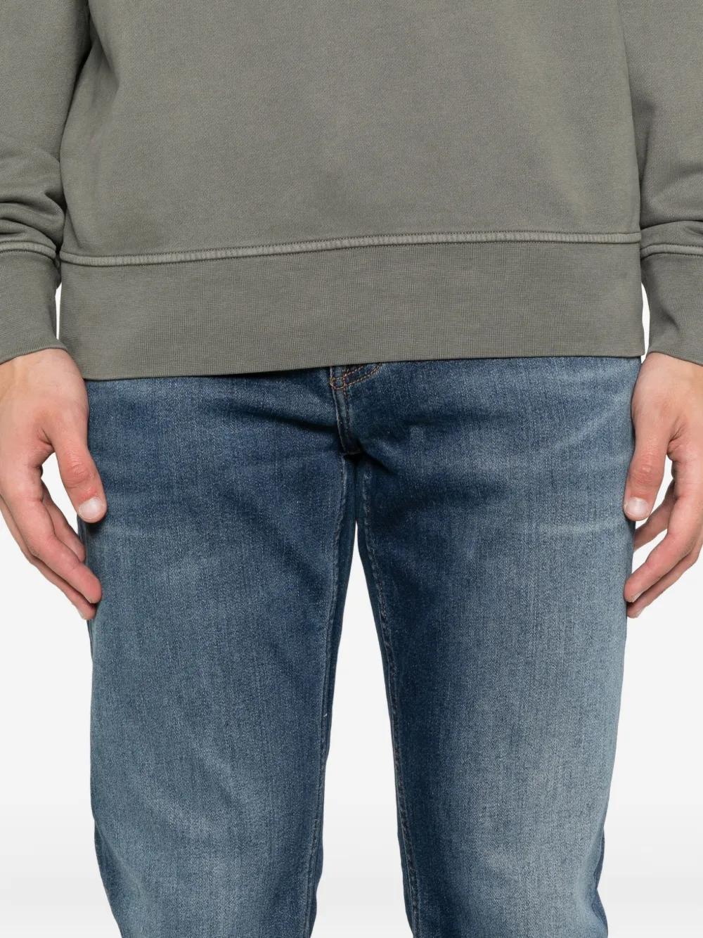 7 For All Mankind Jeans met gerafelde details Blauw