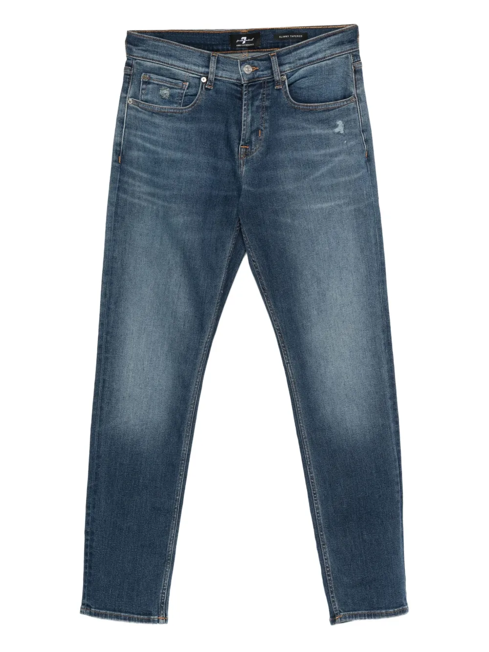 7 For All Mankind distressed-details jeans | Blue | Image 1