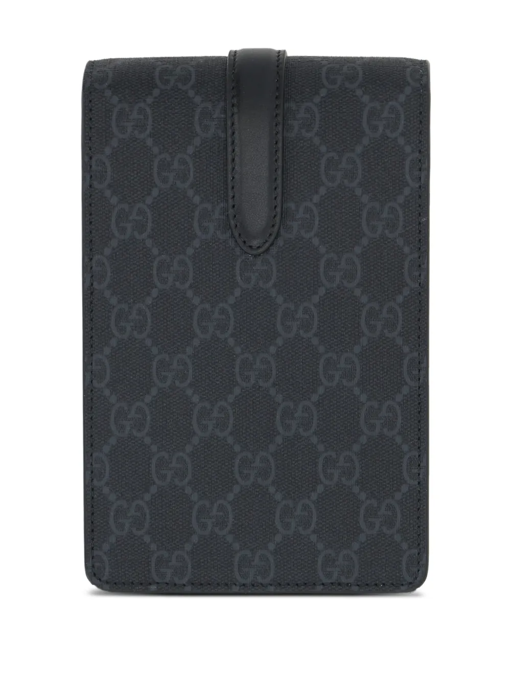 Gucci Schoudertas met GG-monogram en drukknoop Zwart