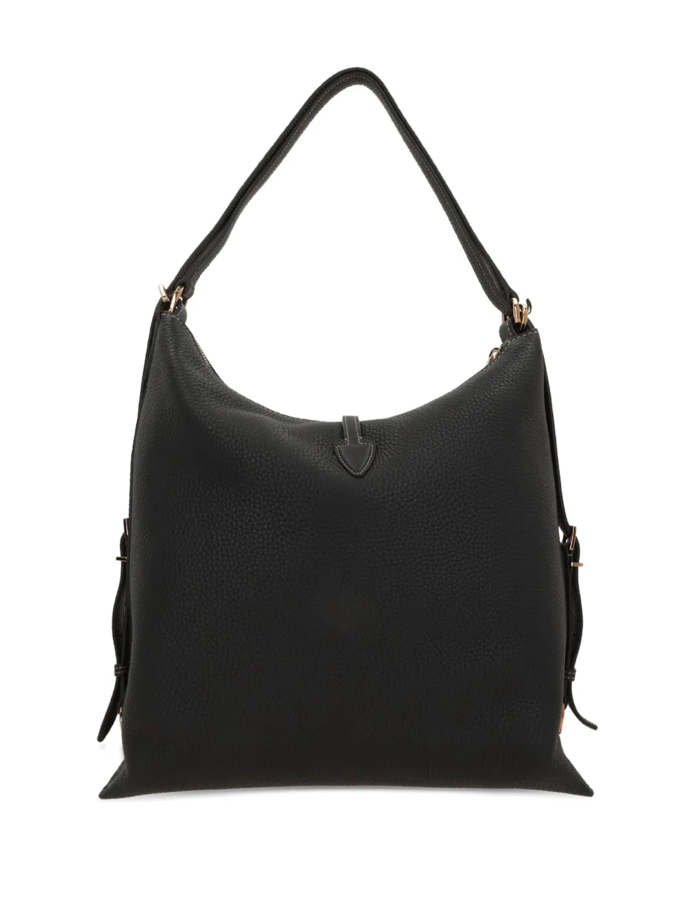 Tod's T Timeless medium leren schoudertas - Zwart