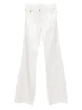 Miu Miu Pre-Owned 2000s flared cotton trousers - Neutrals