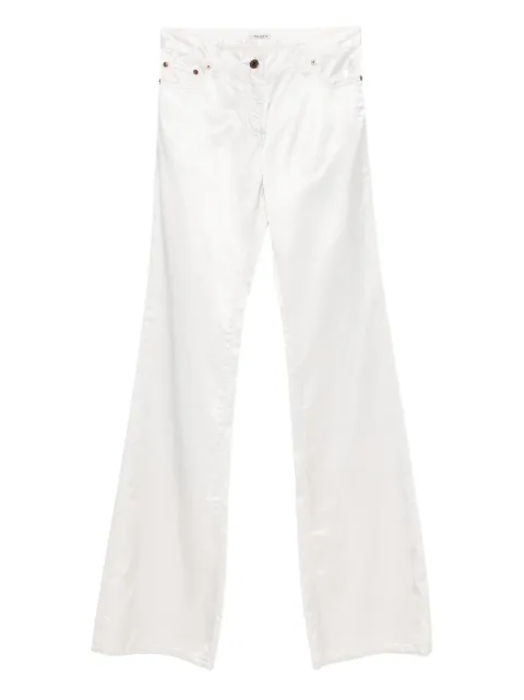 Miu Miu Pre-Owned 2000s flared cotton trousers