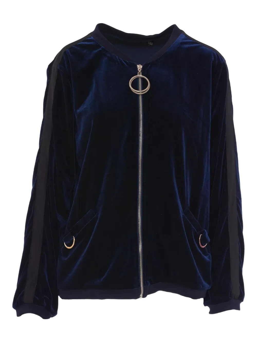 Missguided 2023 pre-owned velvet sweatshirt | Blue | Image 1
