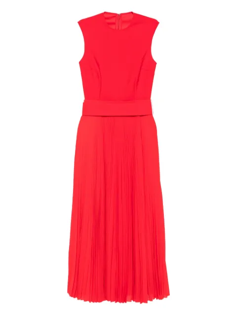 Solace London Sophie pleated sleeveless maxi dress