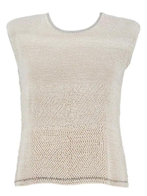 Nadini 2024 pre-owned pearl-embellishment top