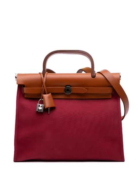 Hermès Pre-Owned 2015 Toile Herbag Zip 31 satchel