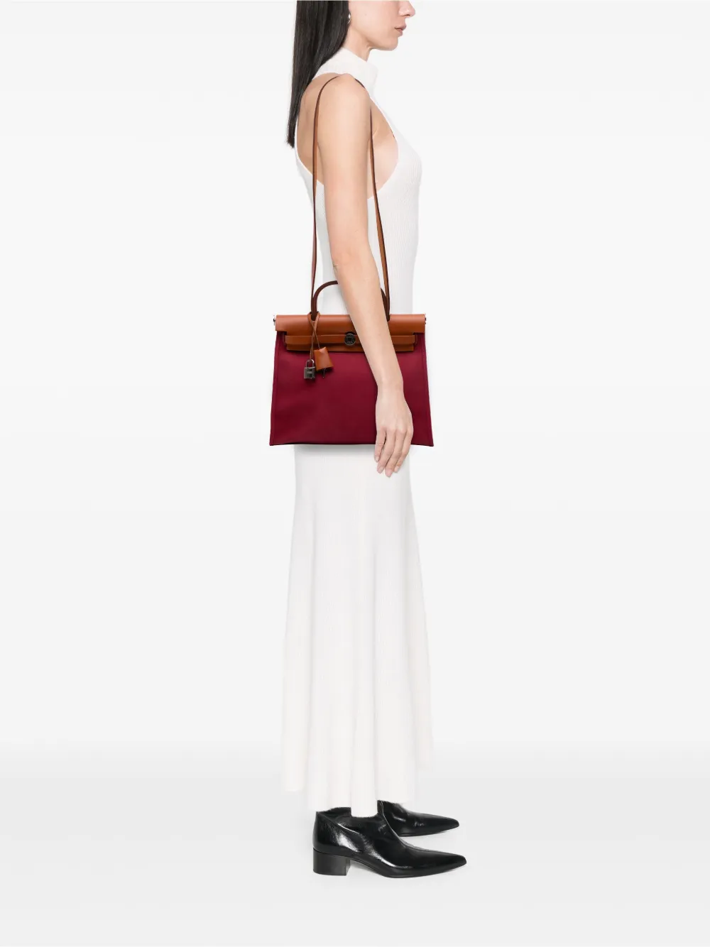 Hermès Pre-Owned 2015 Toile Herbag Zip 31 satchel | Pre-Owned | Image 2