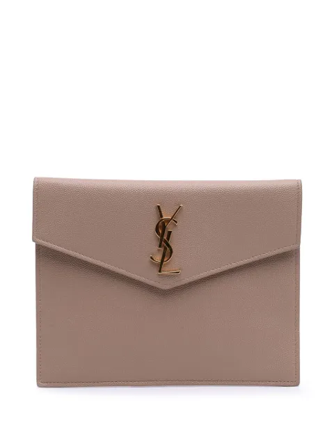 Saint Laurent Pre-Owned 2021 Baby Grain De Poudre Uptown Pouch clutch bag