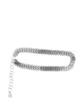 Rabanne coin-link belt - Silver