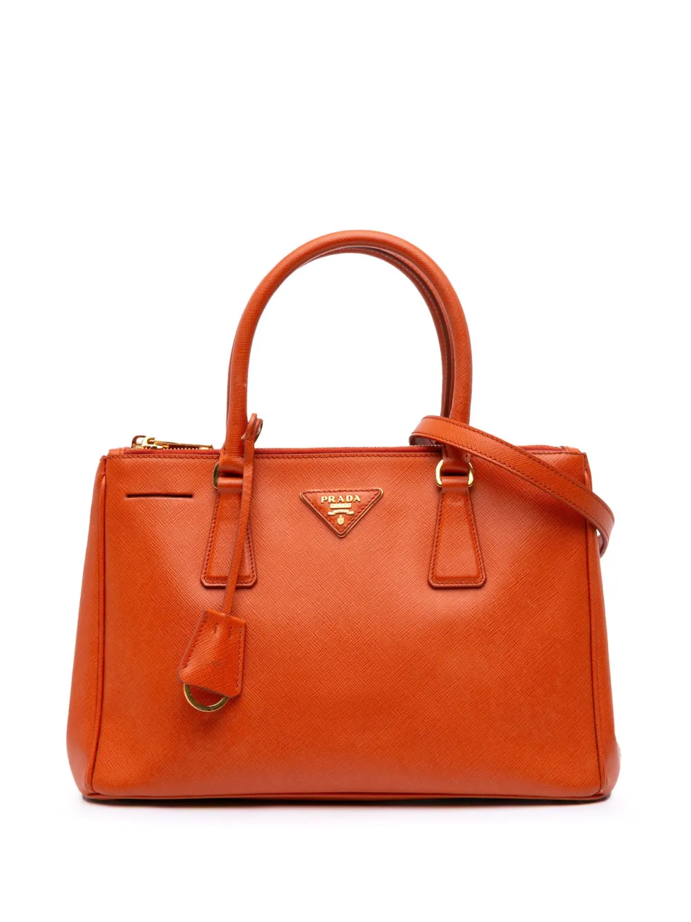 Prada Pre-Owned 2000-2024 Small Saffiano Lux Galleria Double Zip Prada Pre-Owned 2000-2024 Small Saffiano Lux Galleria Double Zip