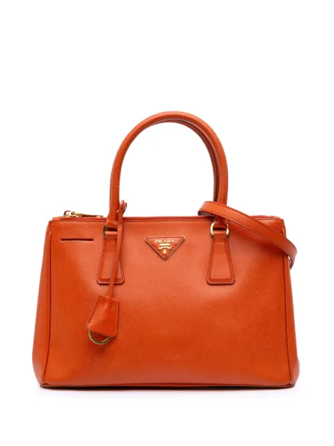 Prada Pre-Owned 2000-2024 Small Saffiano Lux Galleria Double Zip satchel