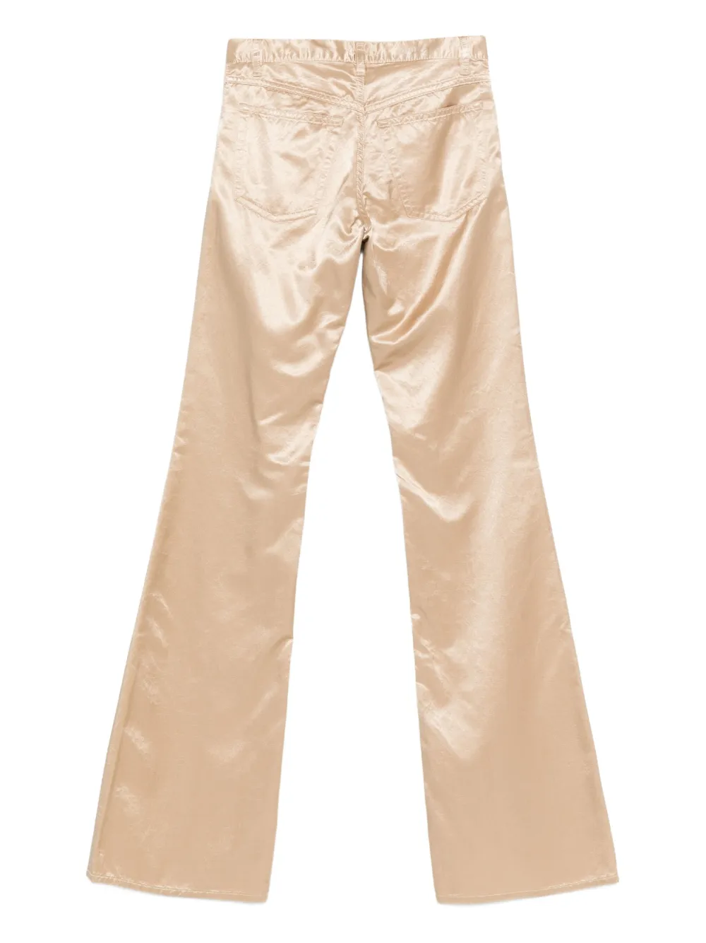 Miu Miu Pre-Owned 2000s satijnen broek - Beige