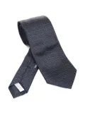 Ferragamo jacquard silk tie - Blue