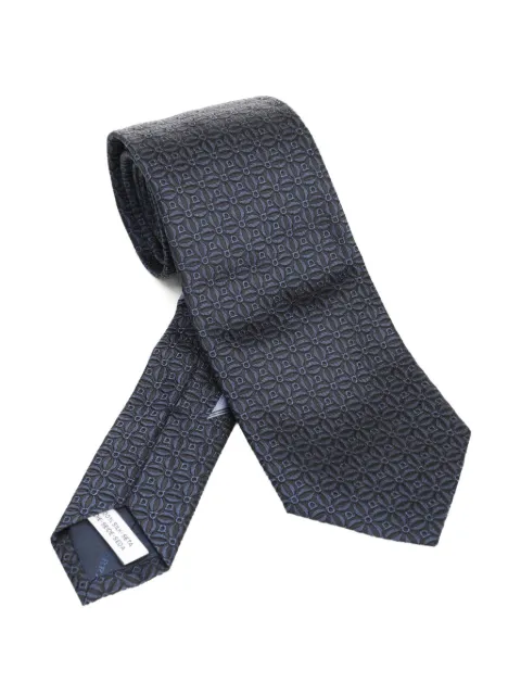 Ferragamo jacquard silk tie