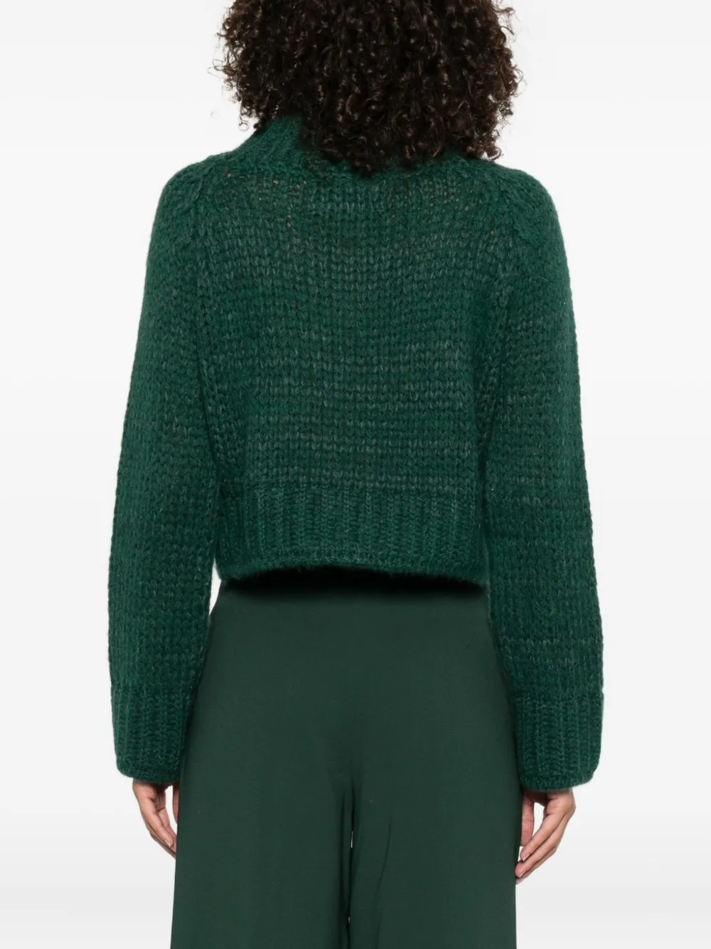 Ermanno Scervino Sweater met ronde hals Groen