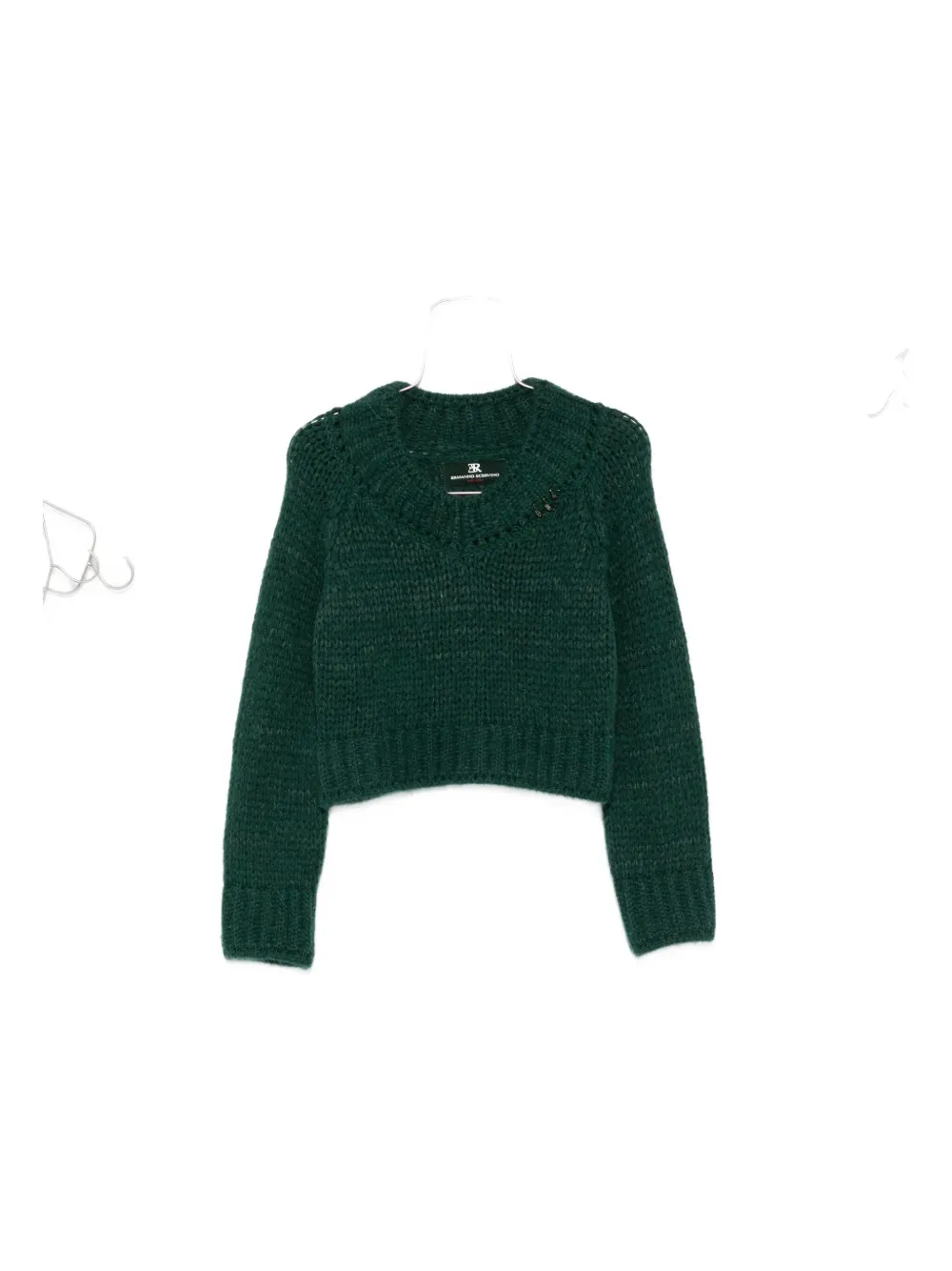 Ermanno Scervino crew neck sweater Groen