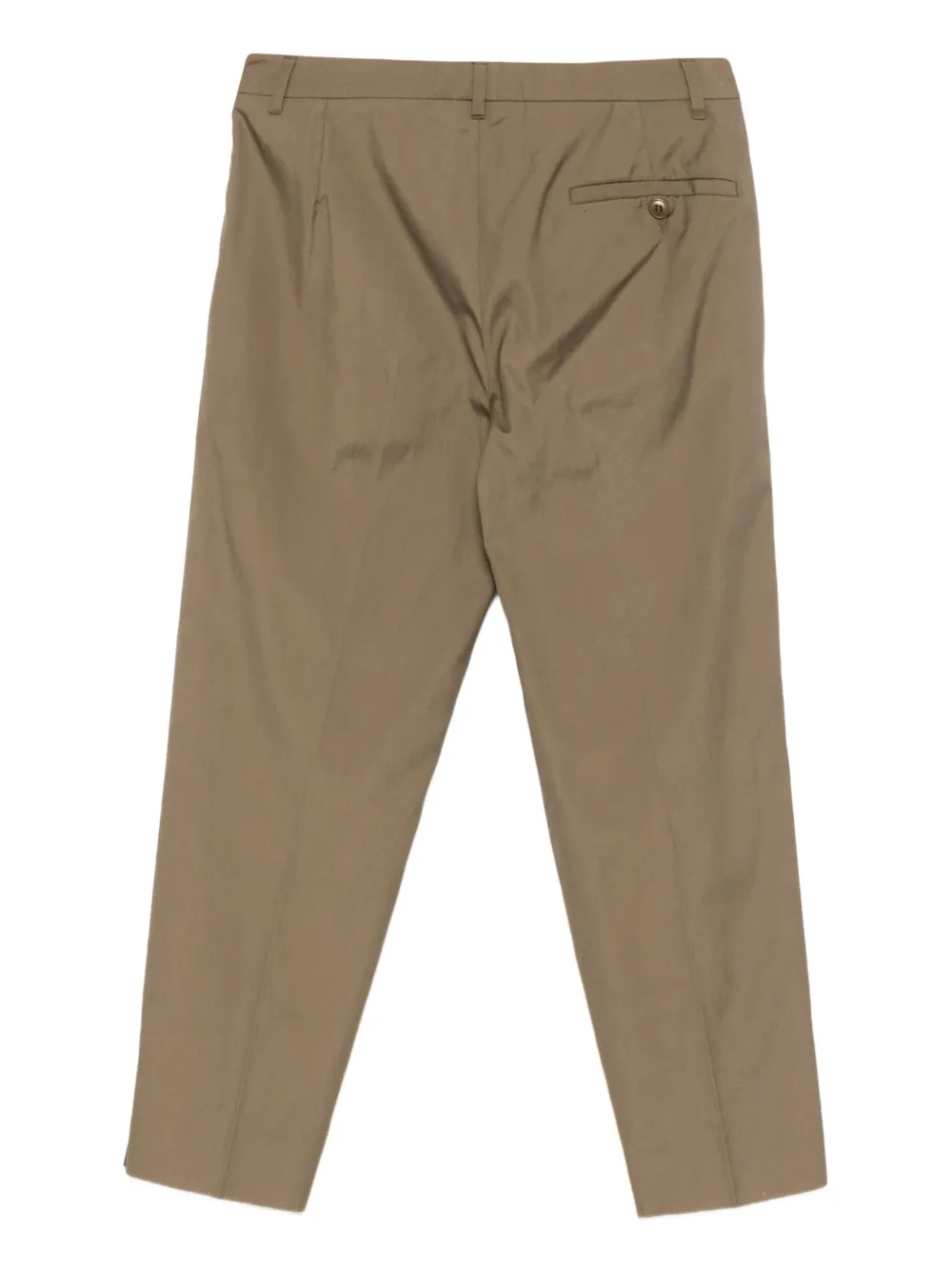 Miu Miu Pre-Owned 2000s broek met geplooid detail - Groen