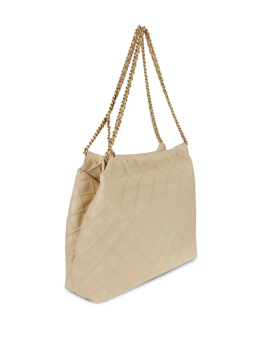Tory Burch Fleming schoudertas met trekkoord Beige