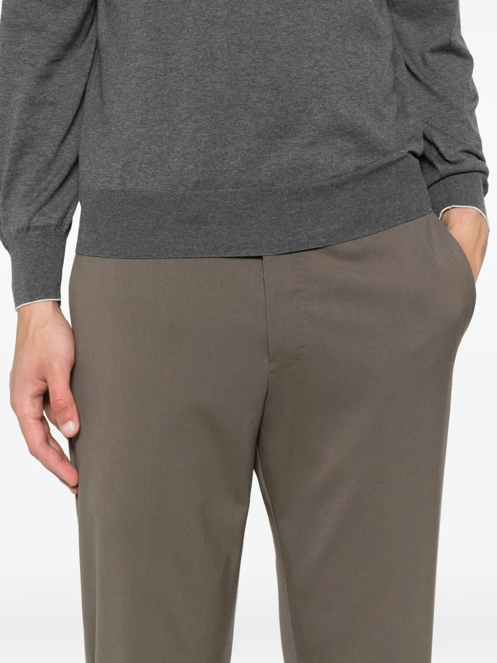 PT Torino Wollen broek Groen