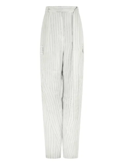 Ferragamo pinstripe cargo trousers