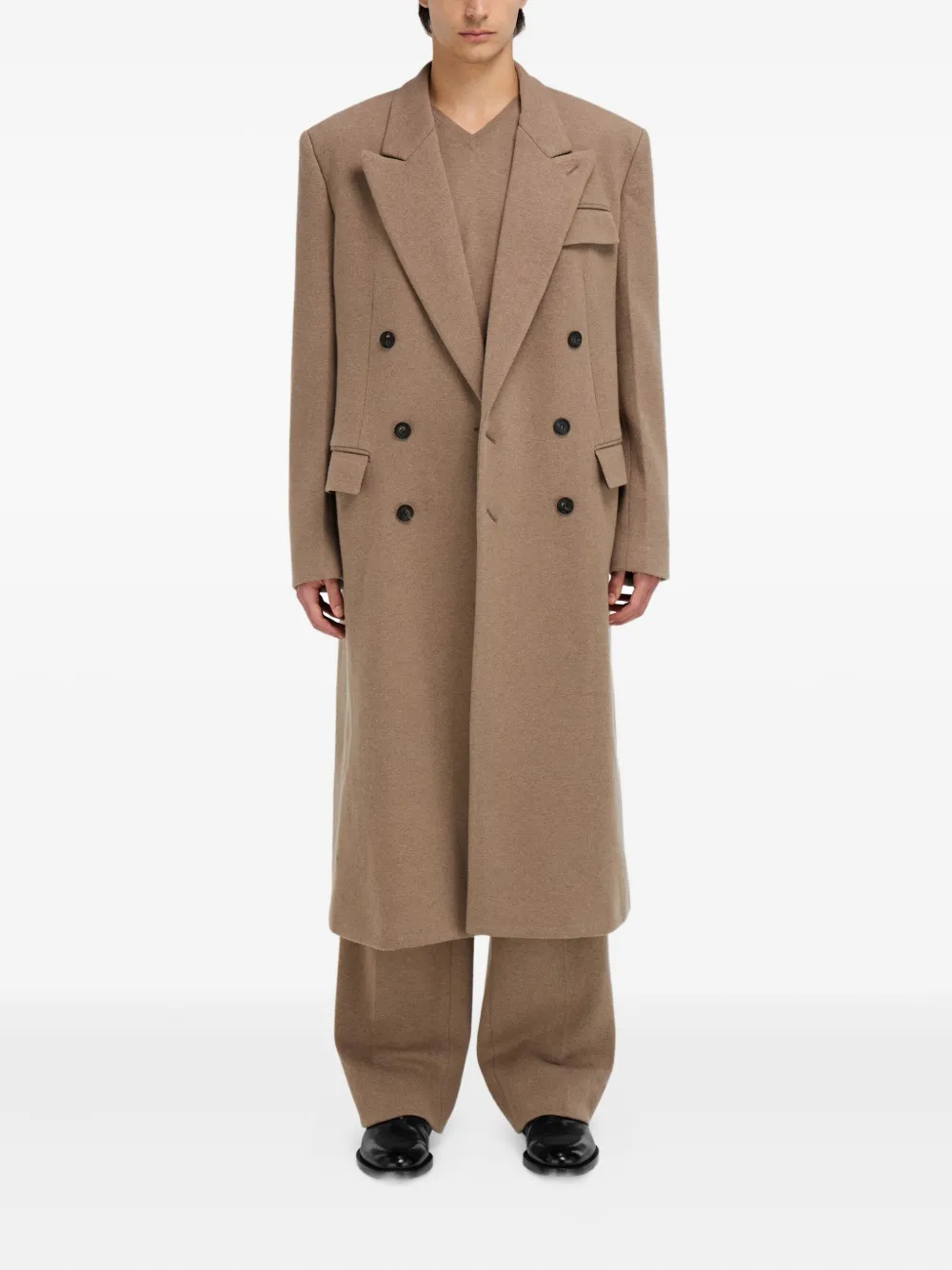 Ferragamo double-breasted peak-lapel coat | Double Breasted Coats | Image 2