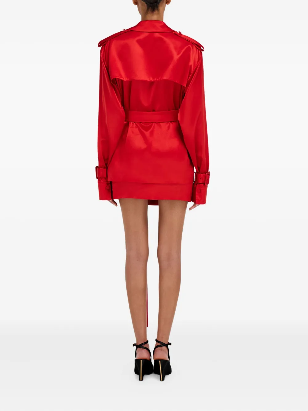 Ferragamo Trenchcoat met ceintuur Rood