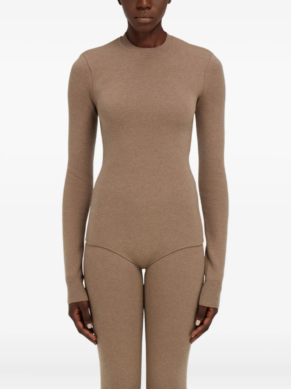 Ferragamo Body met lange mouwen Beige