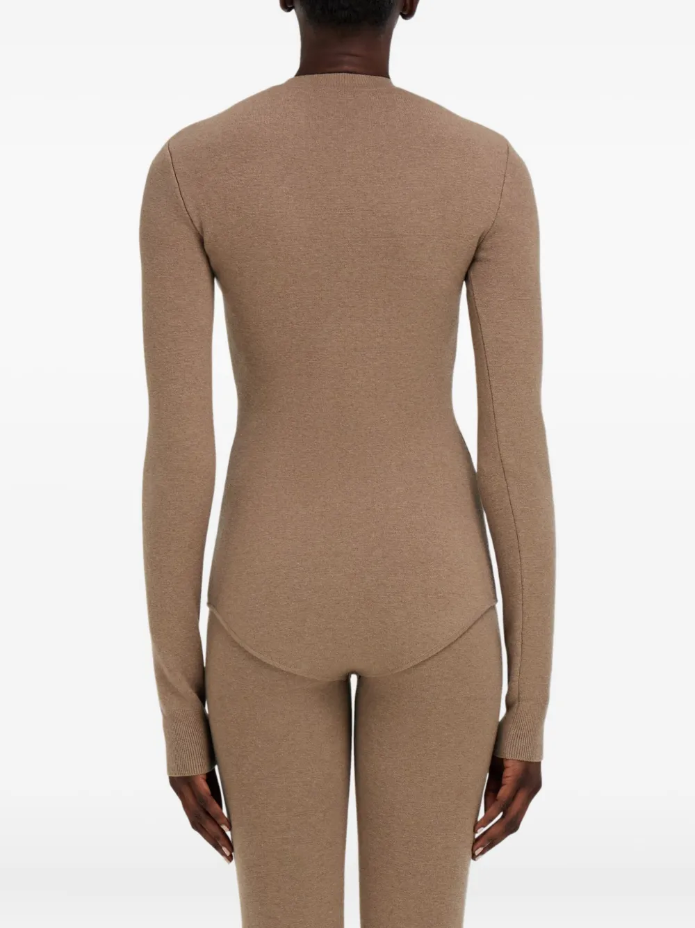 Ferragamo Body met lange mouwen Beige