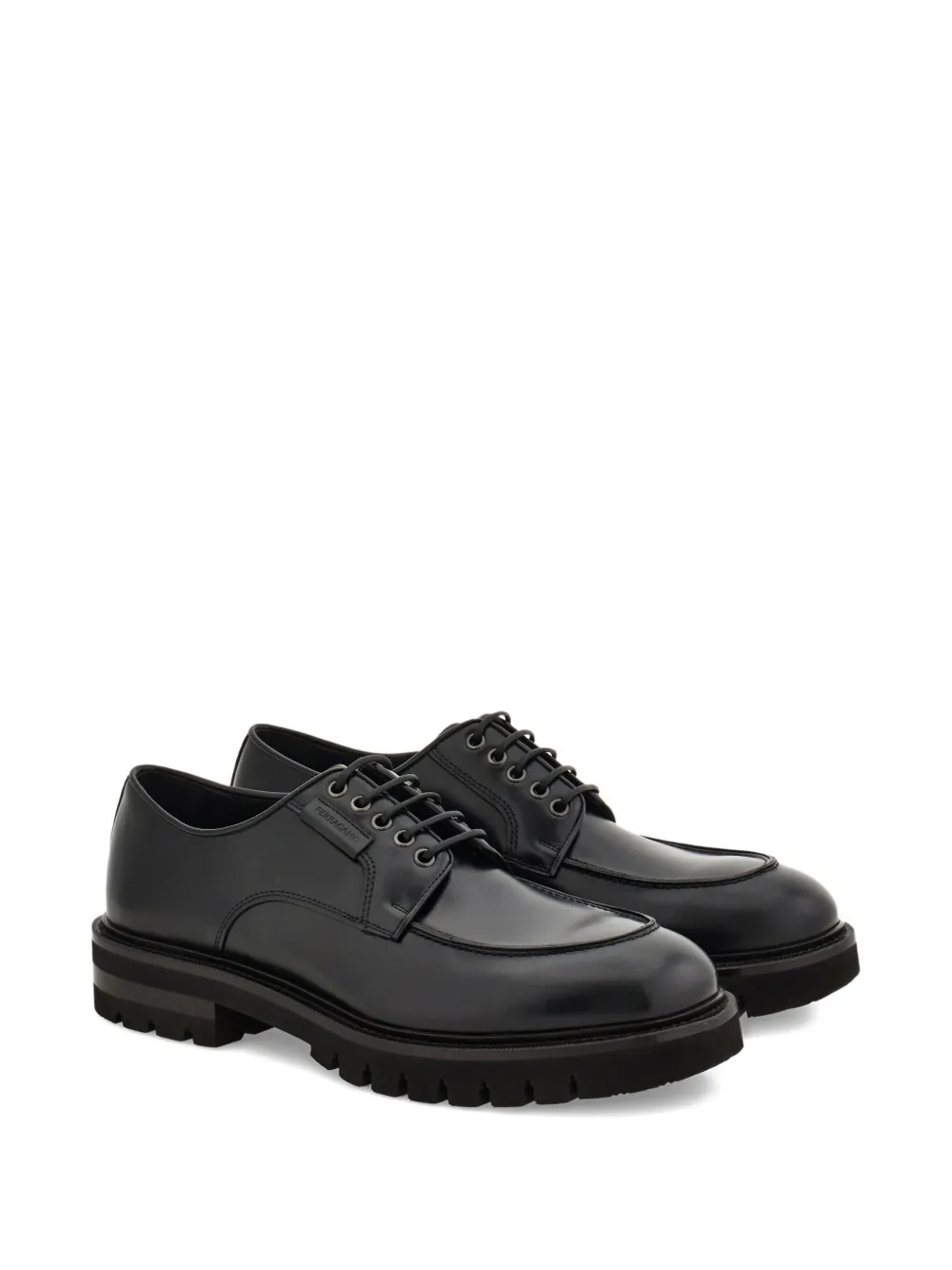 Ferragamo lace-up derby shoes Black