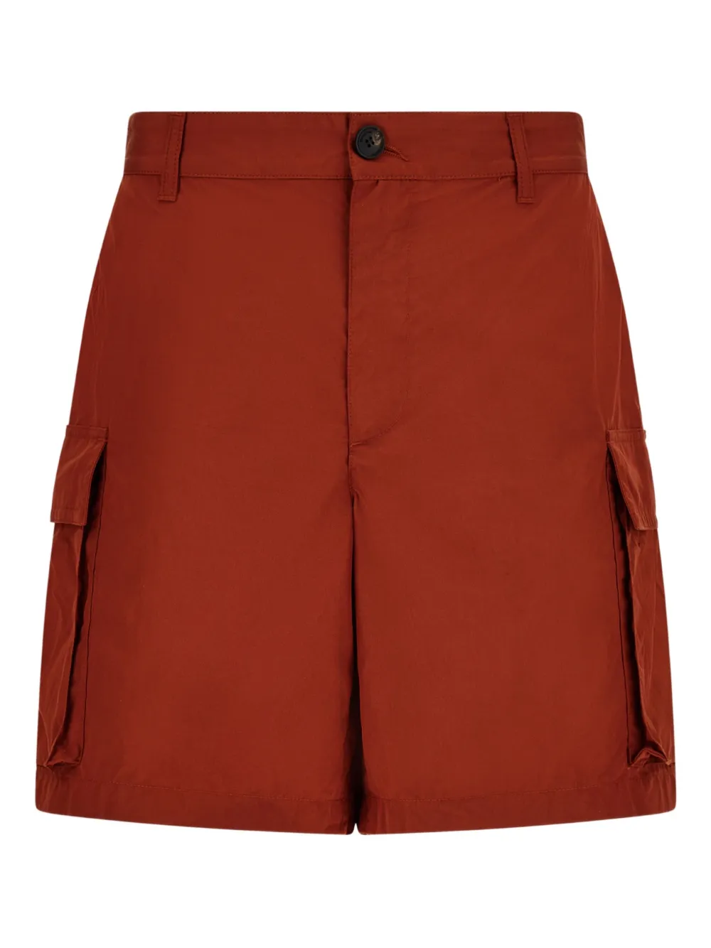 Ferragamo cargo-pocket cotton shorts Rood