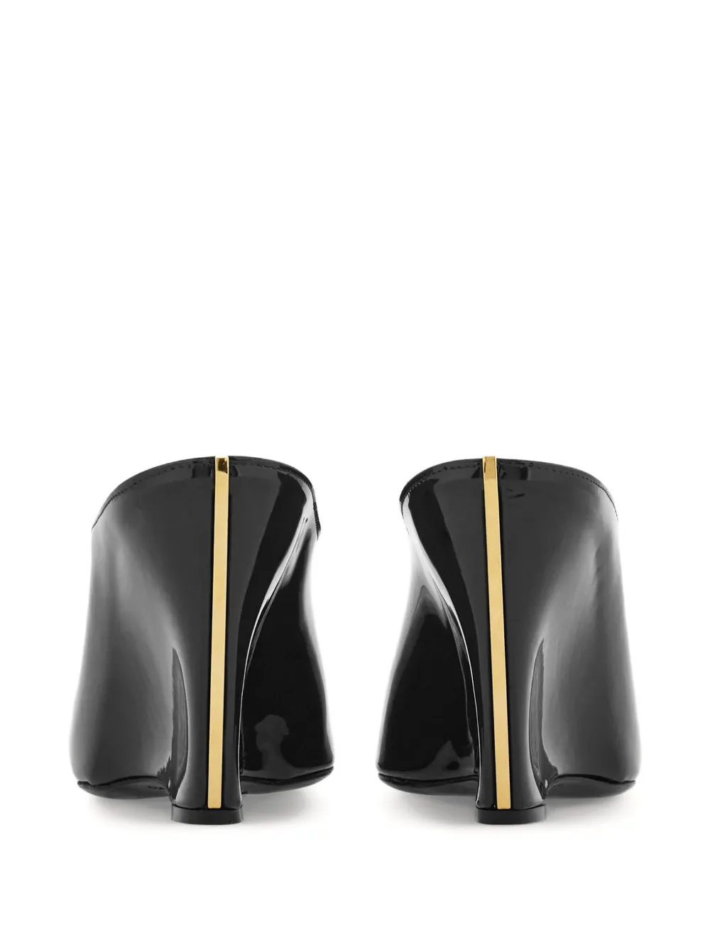 Ferragamo Peep-toe Wedge Pumps In Black