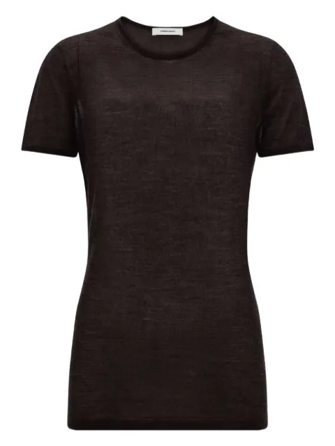 Ferragamo crew-neck knitted T-shirt
