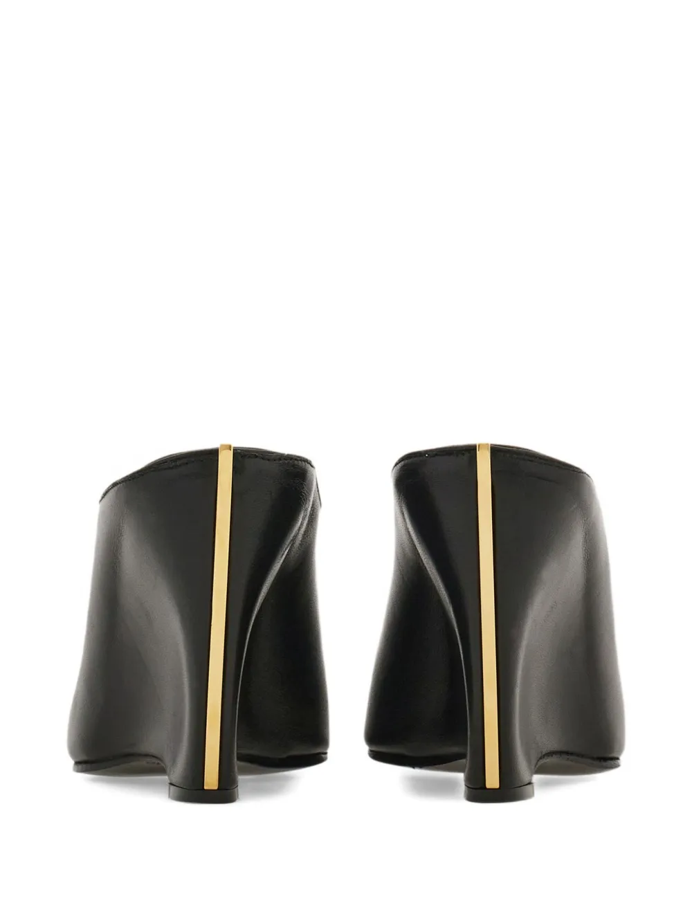 Ferragamo 90mm peep-toe heeled mules Black