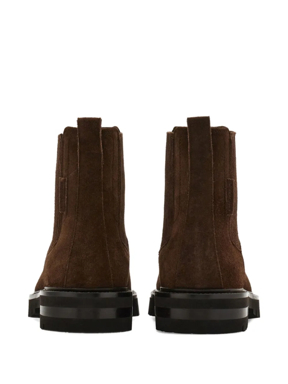 Ferragamo suede chelsea boots Brown