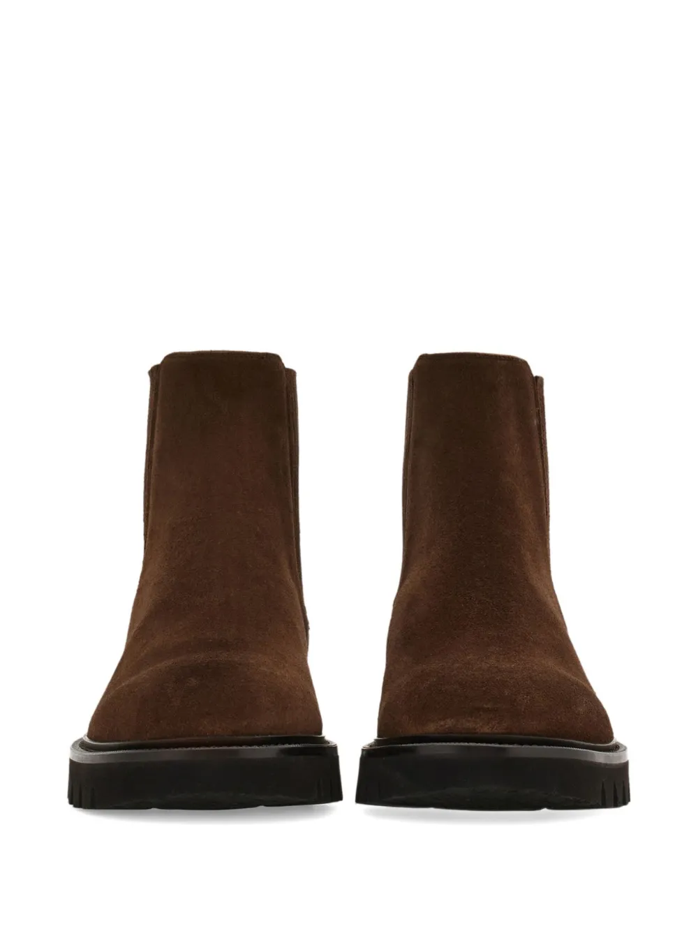 Ferragamo suede chelsea boots Brown