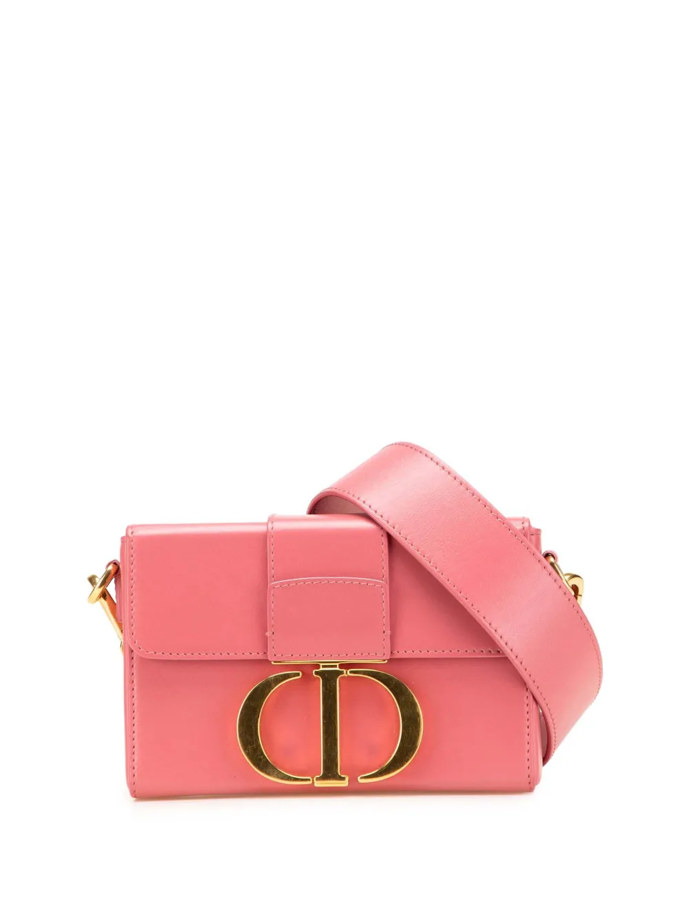 Christian Dior Pre-Owned 2020 Micro Smooth Calfskin 30 Montaigne Flap crossbody bag | Pink | Image 1