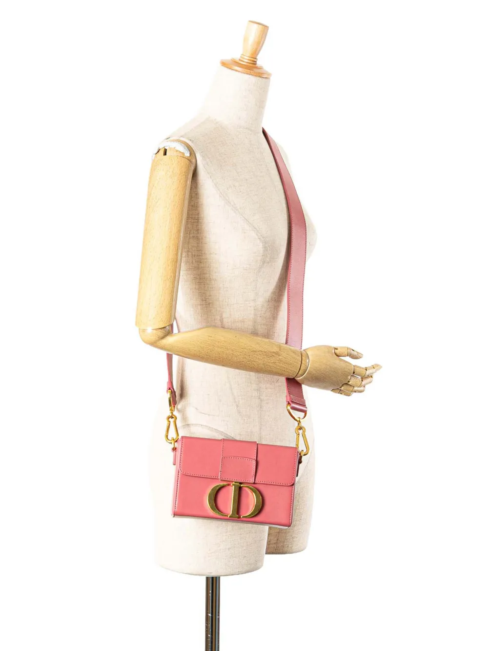 Christian Dior Pre-Owned 2020 Micro Smooth Calfskin 30 Montaigne Flap crossbody bag | Pre-Owned | Image 2