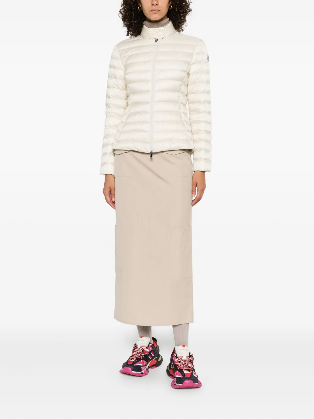 Moncler Gewatteerd jack Beige
