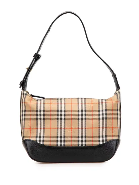 Burberry Pre-Owned شنطة كتف 'هايماركت تشيك' كانفا 2000-2017