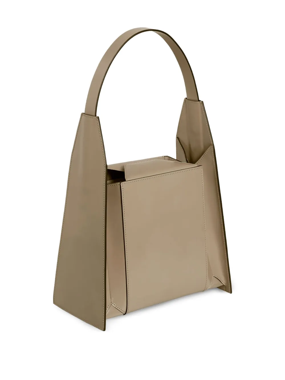 Merryl Tielman Angelo leren shopper - Beige