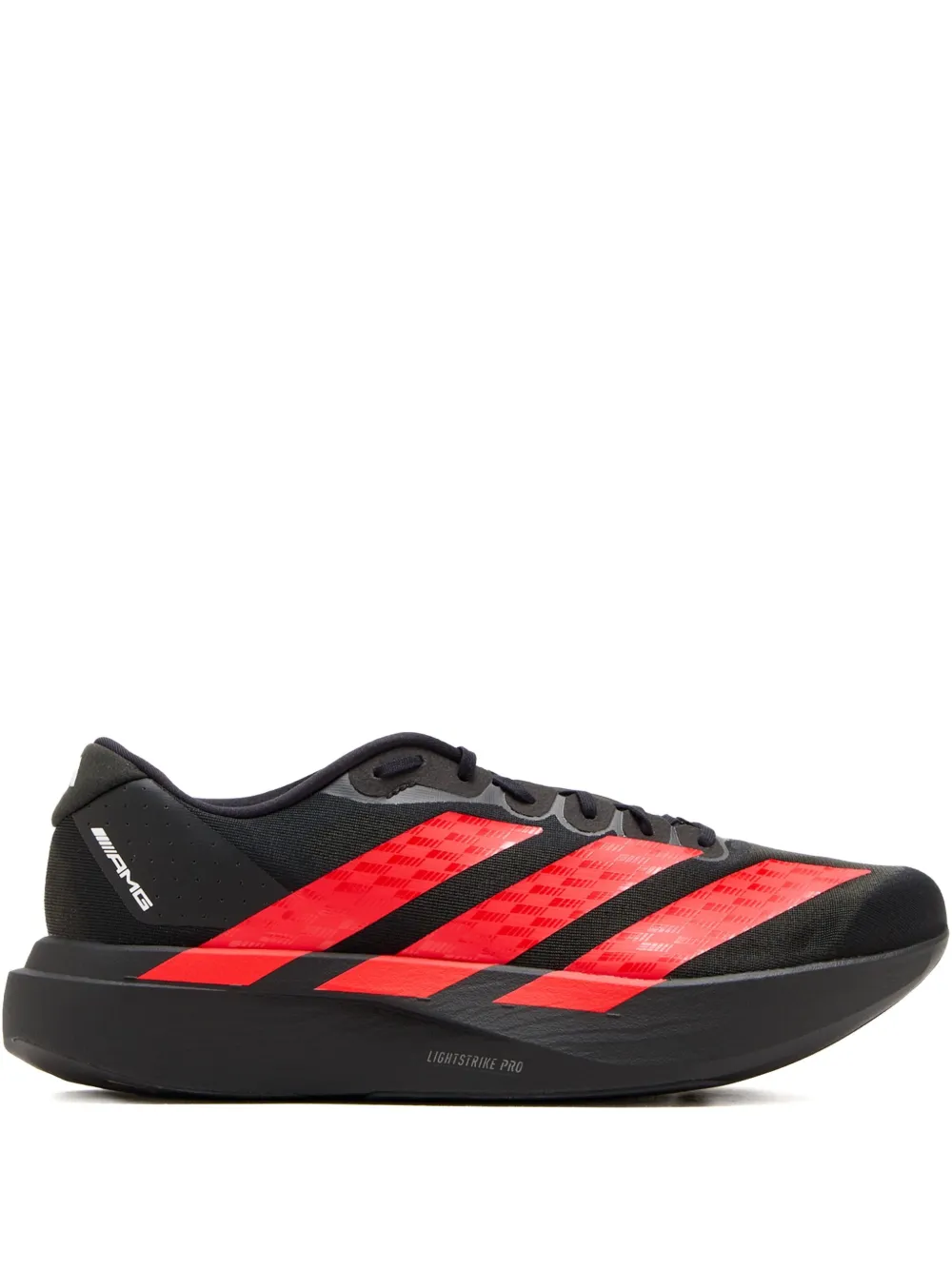 Adidas x AMG Motorsport Adizero Adios Pro 4 MG striped low-top sneakers Black