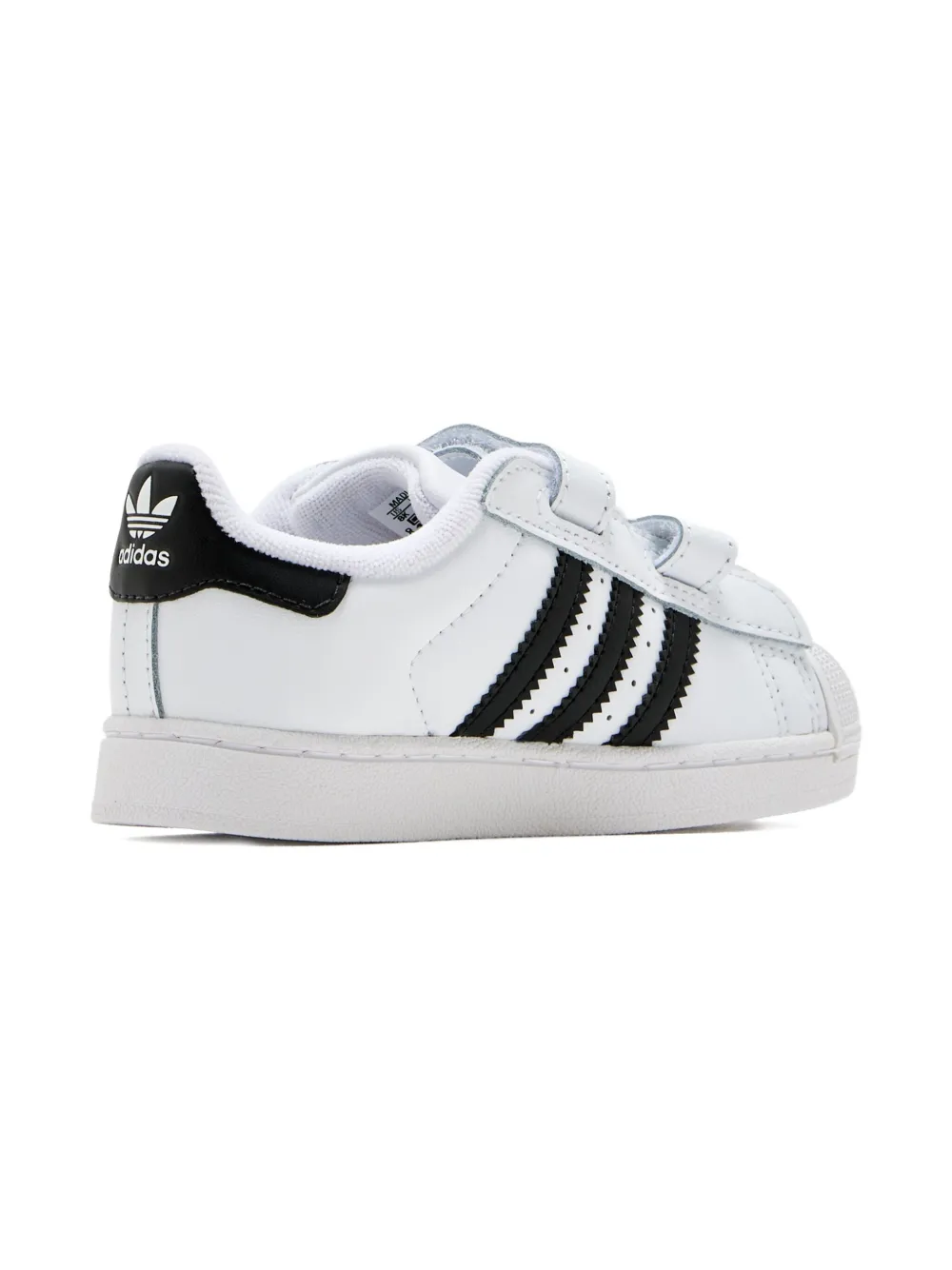 adidas Kids Superstar touch-strap sneakers White