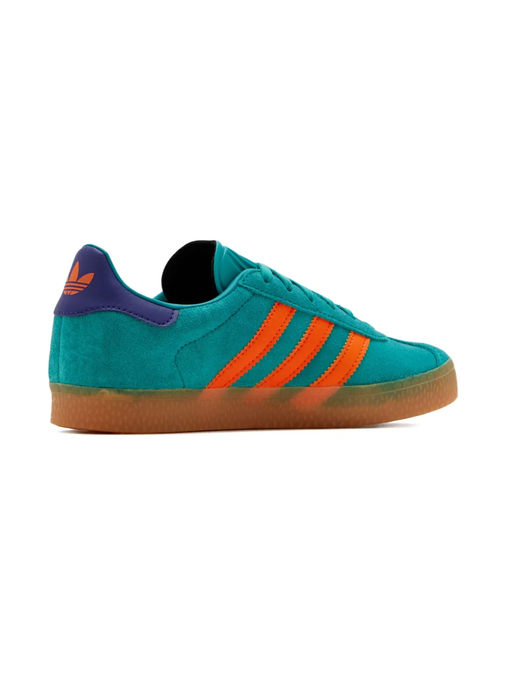 adidas Kids Gazelle three-stripe suede sneakers Blue