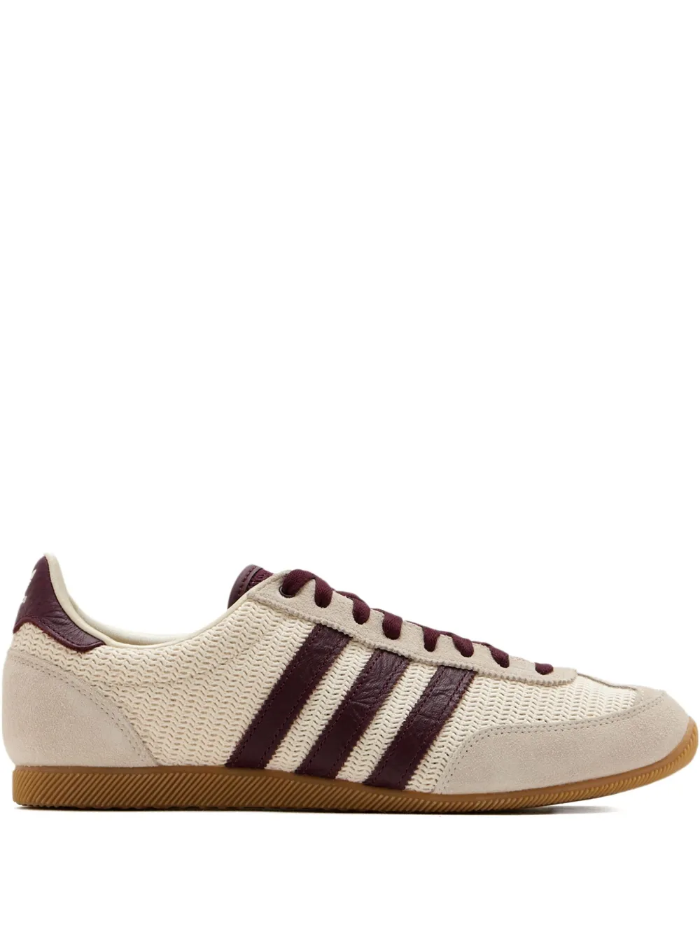 Adidas Originals Three-stripes Mesh Low-top Sneakers In Neutral