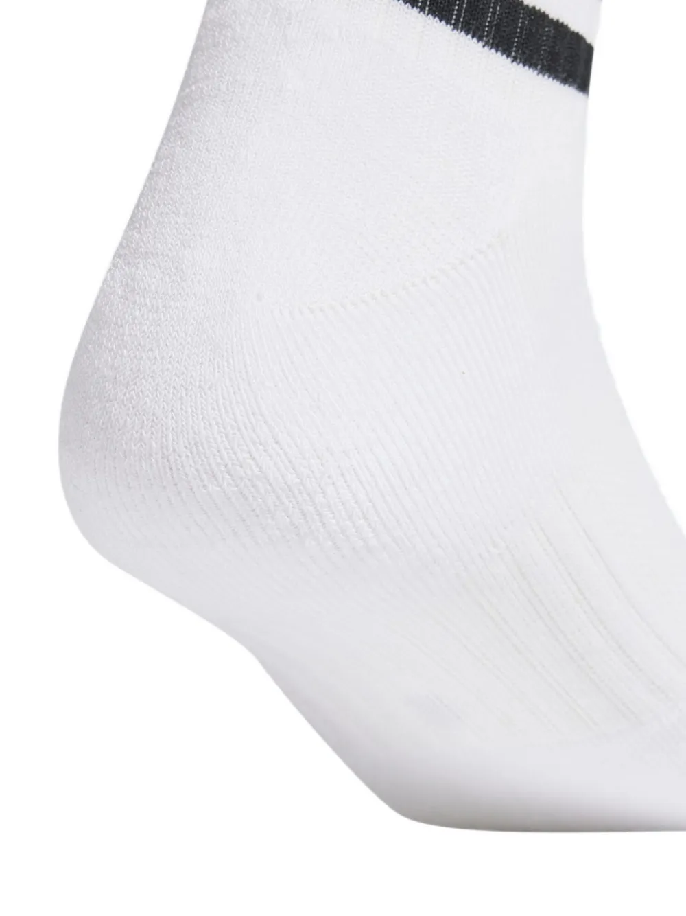 Adidas Originals Three-stripe Ankle Socks (pack Of Three) In White