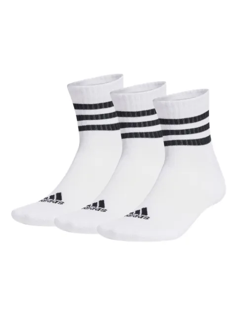 adidas three-stripe ankle socks (pack of three)