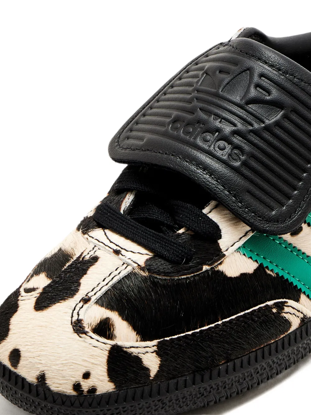 Adidas Originals Womens Cow Print Black Lucid Bl Samba Lt Suede Trainers In Multi