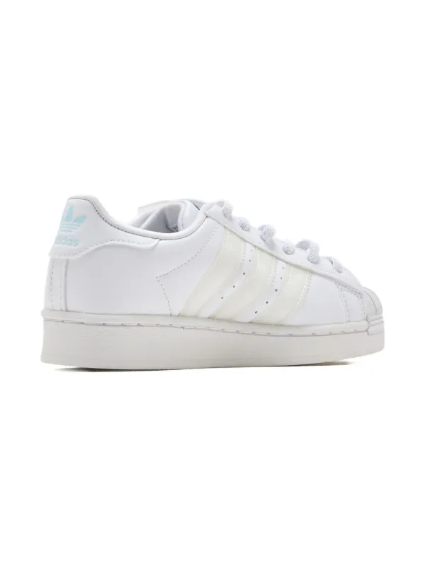 Adidas Kids Superstar LED Lights shell-toe power-button Sneakers White  FARFETCH IN