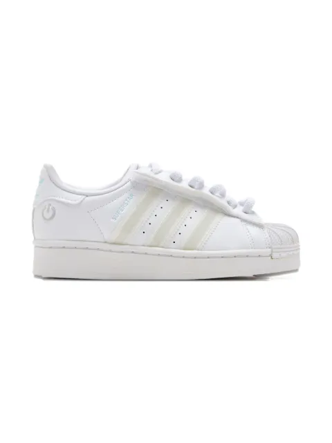 adidas Kids Superstar LED Lights shell-toe power-button sneakers