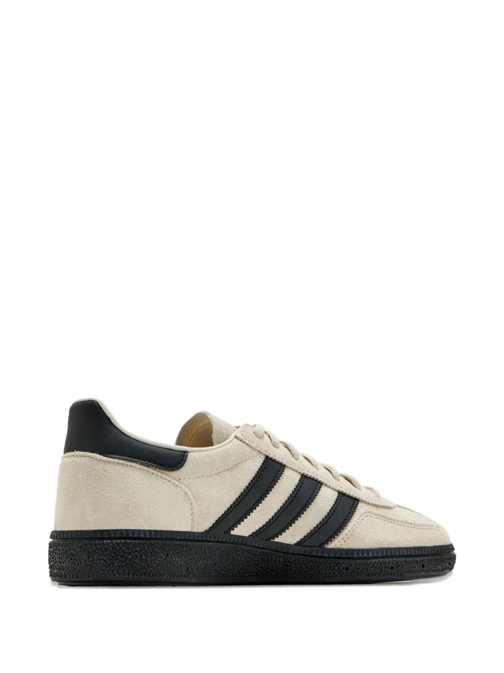 Adidas Originals Leather Three-stripes Low-top Sneakers In Neutral